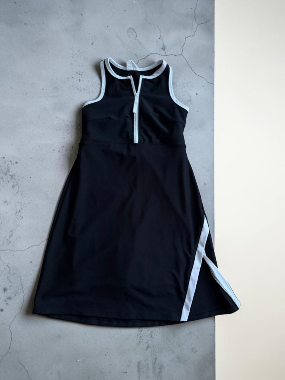 SAGE COLLECTIVE Black White Tennis Active Dress Size Small